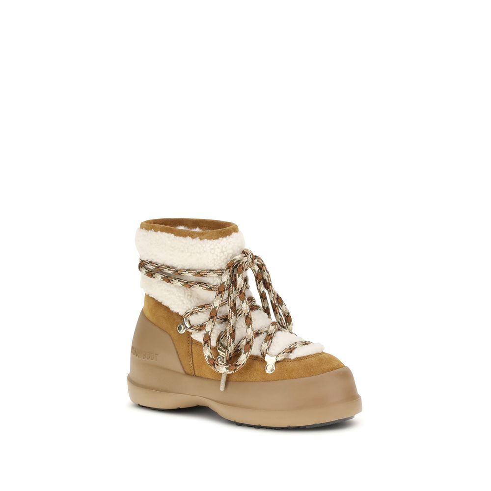 Moon Boot Luna Shearling Ankle Boots