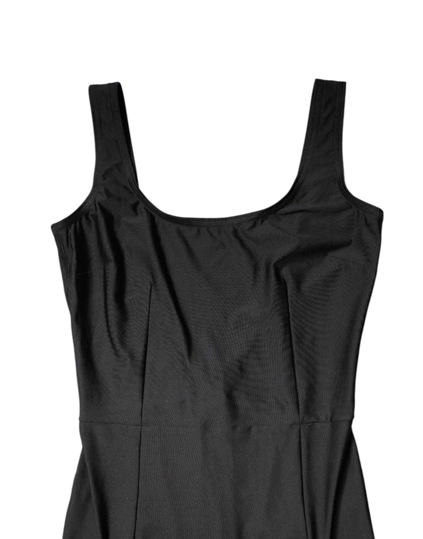 Dolce & Gabbana Black Sleeveless Bodycon Women Jumpsuit
