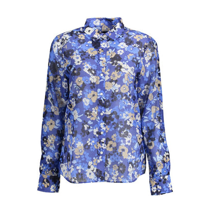 Gant Blue Cotton Shirt - Elegant Long Sleeve Style