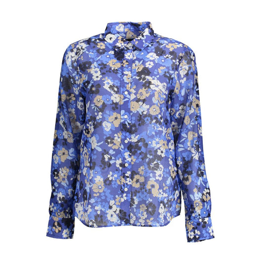 Gant Blue Cotton Shirt - Elegant Long Sleeve Style