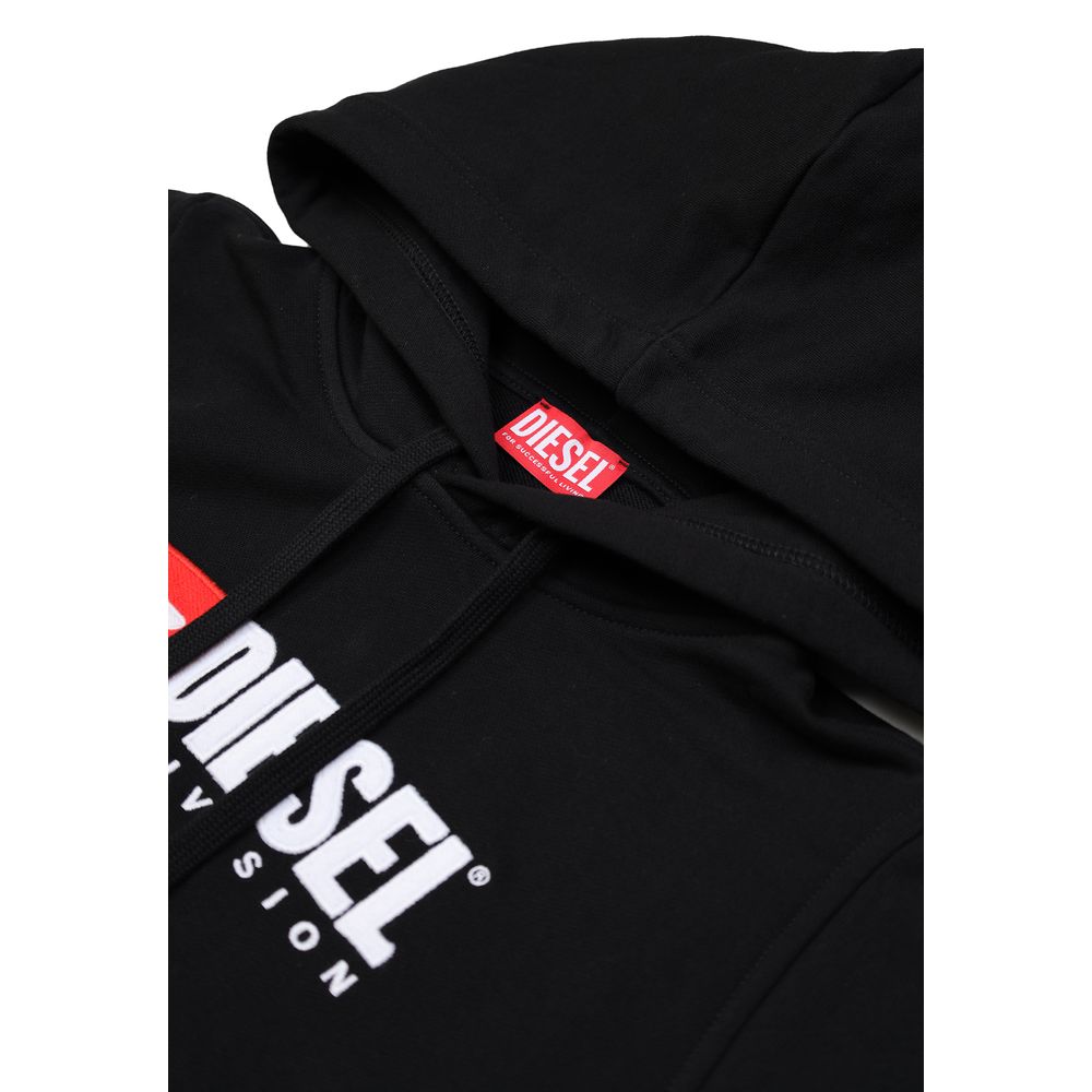Diesel Black Cotton Hoody for Women