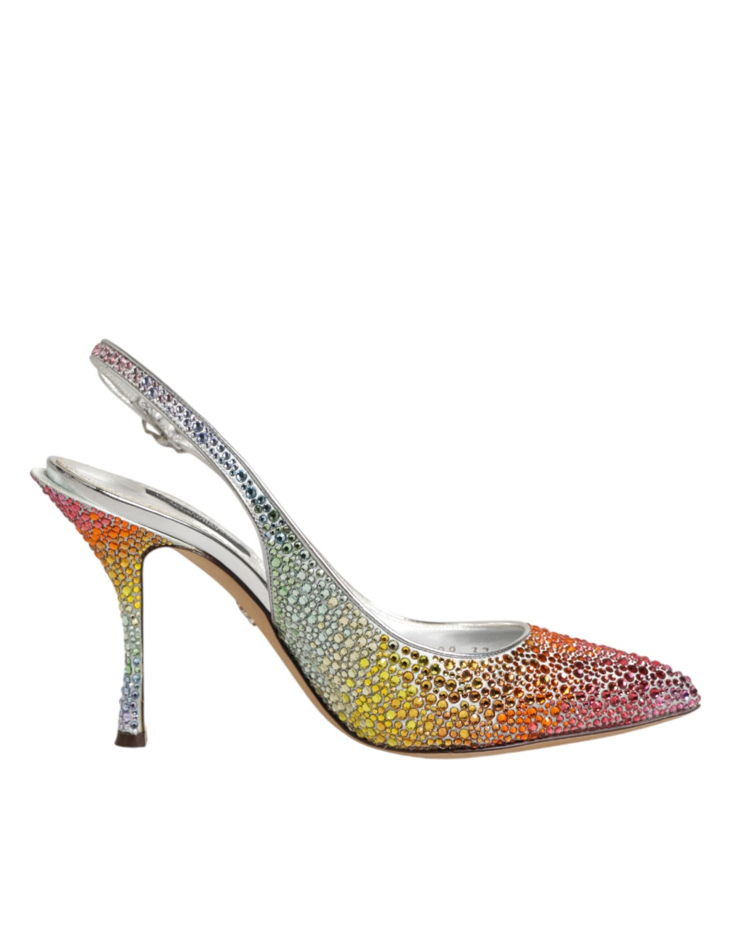 Dolce & Gabbana Multicolor Sequin Slingback Pumps