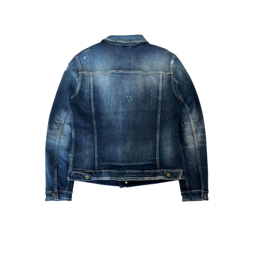 Jack & Jones Blue Cotton Men's Denim Jacket