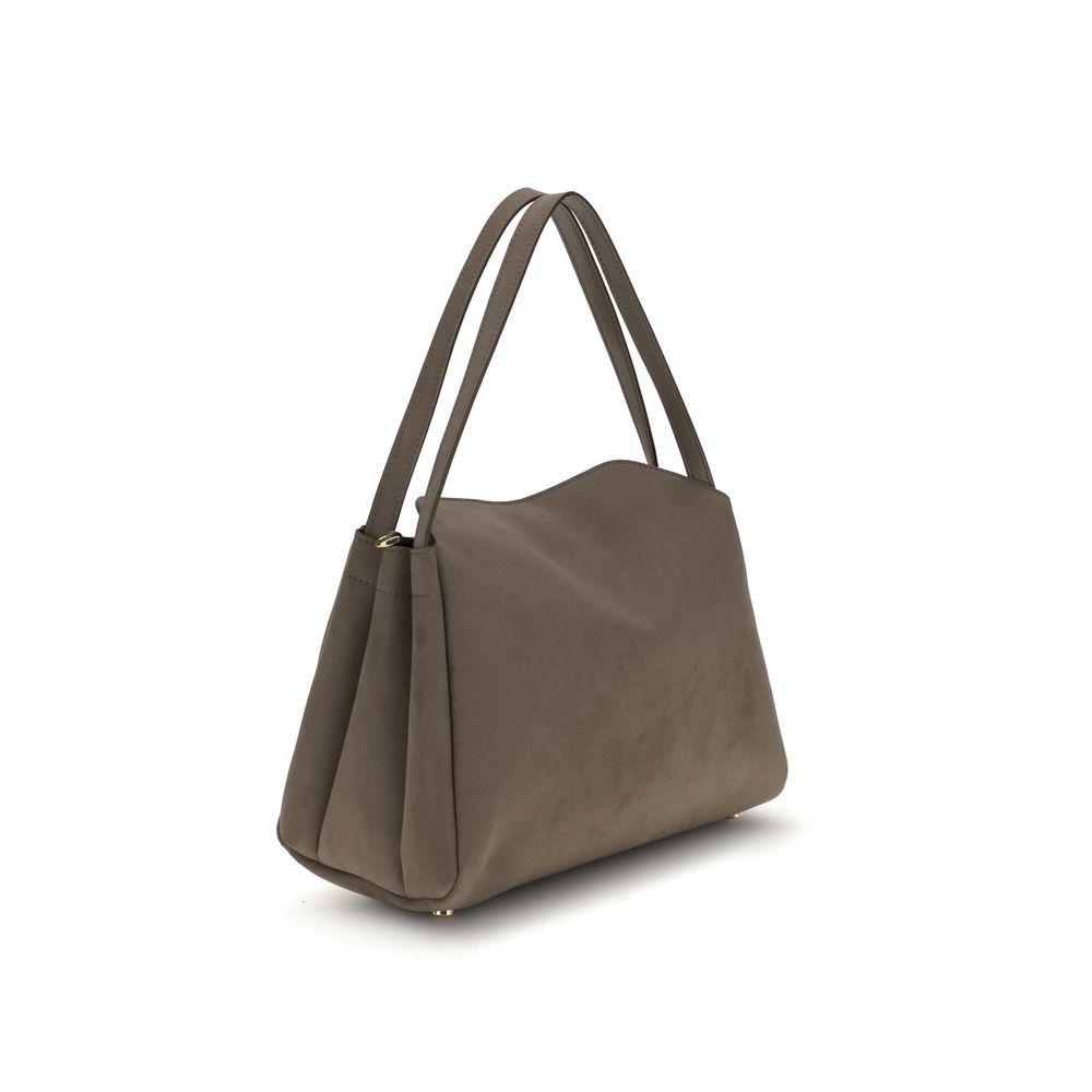 THEMOIRè Eudora Suede Vegan Shoulder Bag