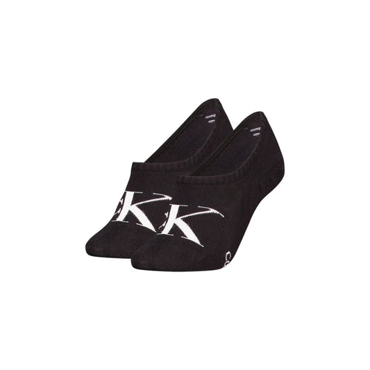 Calvin Klein Jeans Black Cotton Footie Socks
