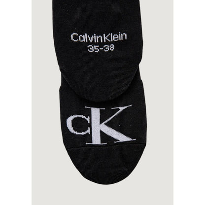 Calvin Klein Jeans Black Cotton Footie Socks