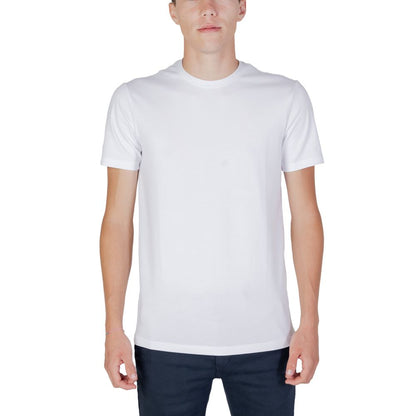 Armani Exchange White Cotton T-Shirt for Men