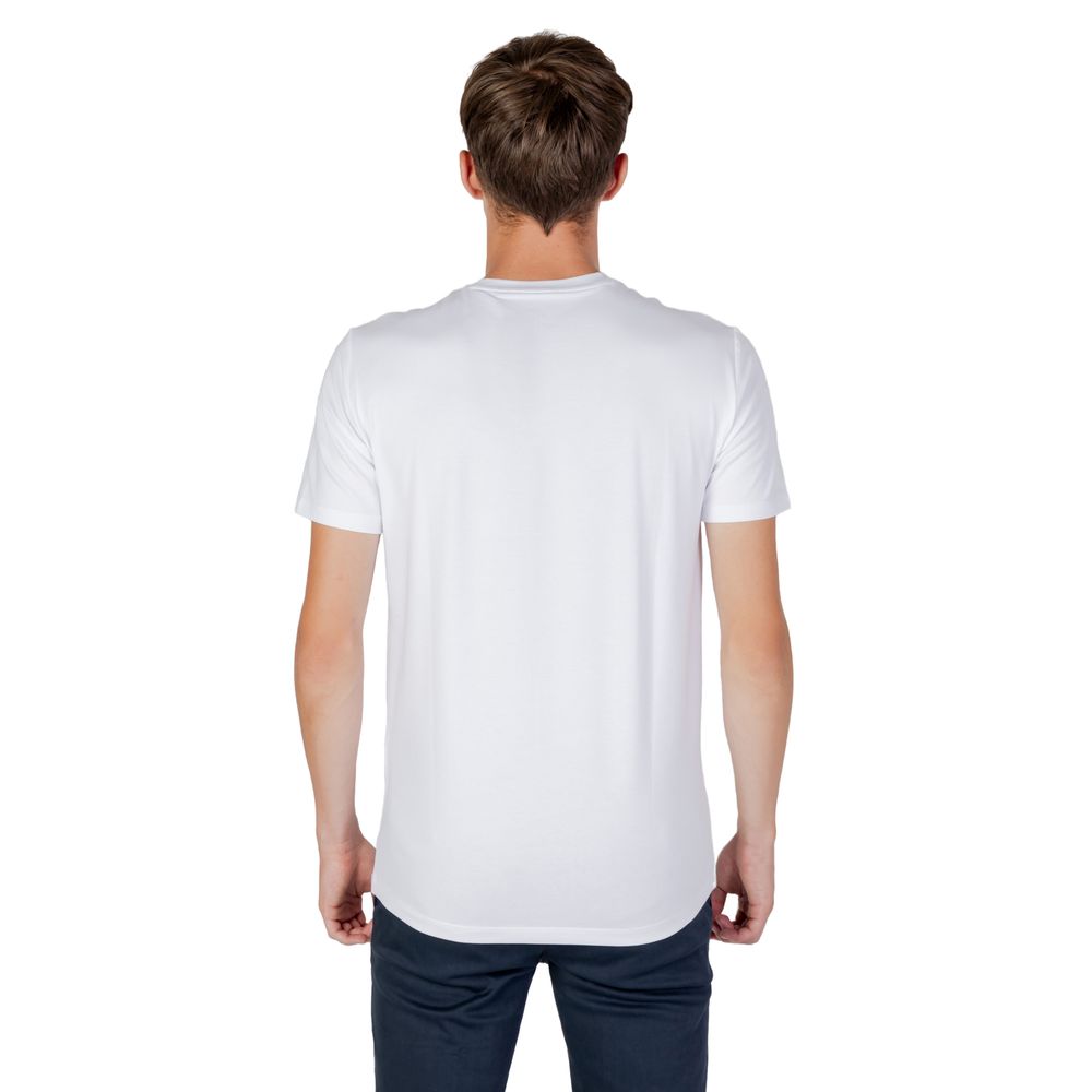 Armani Exchange White Cotton T-Shirt for Men