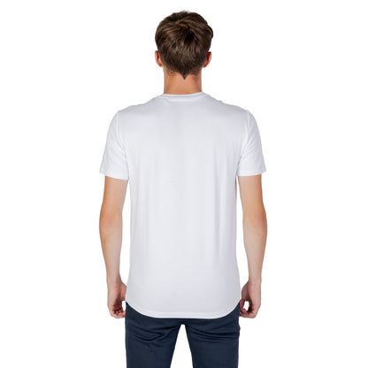 Armani Exchange White Cotton T-Shirt for Men