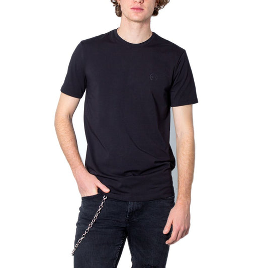 Armani Exchange Black Cotton T-Shirt for Men