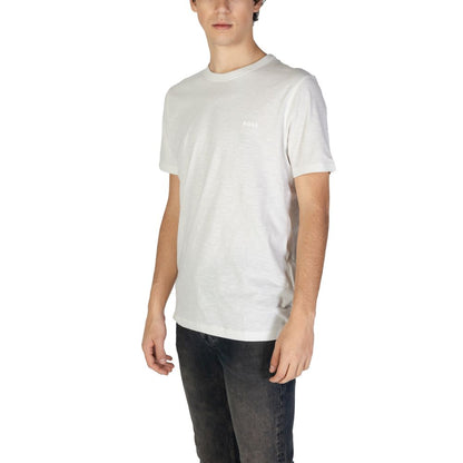 Hugo Boss White Cotton T-Shirt - Boss Tegood 10240843 01 50508243