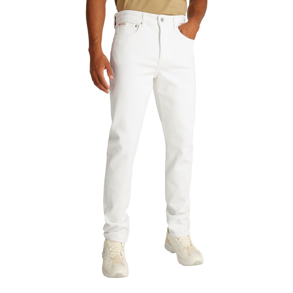 Calvin Klein Jeans White Cotton Skinny Jean