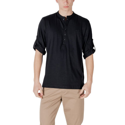 Antony Morato Black Cotton T-Shirt