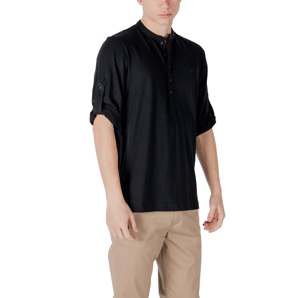 Antony Morato Black Cotton T-Shirt