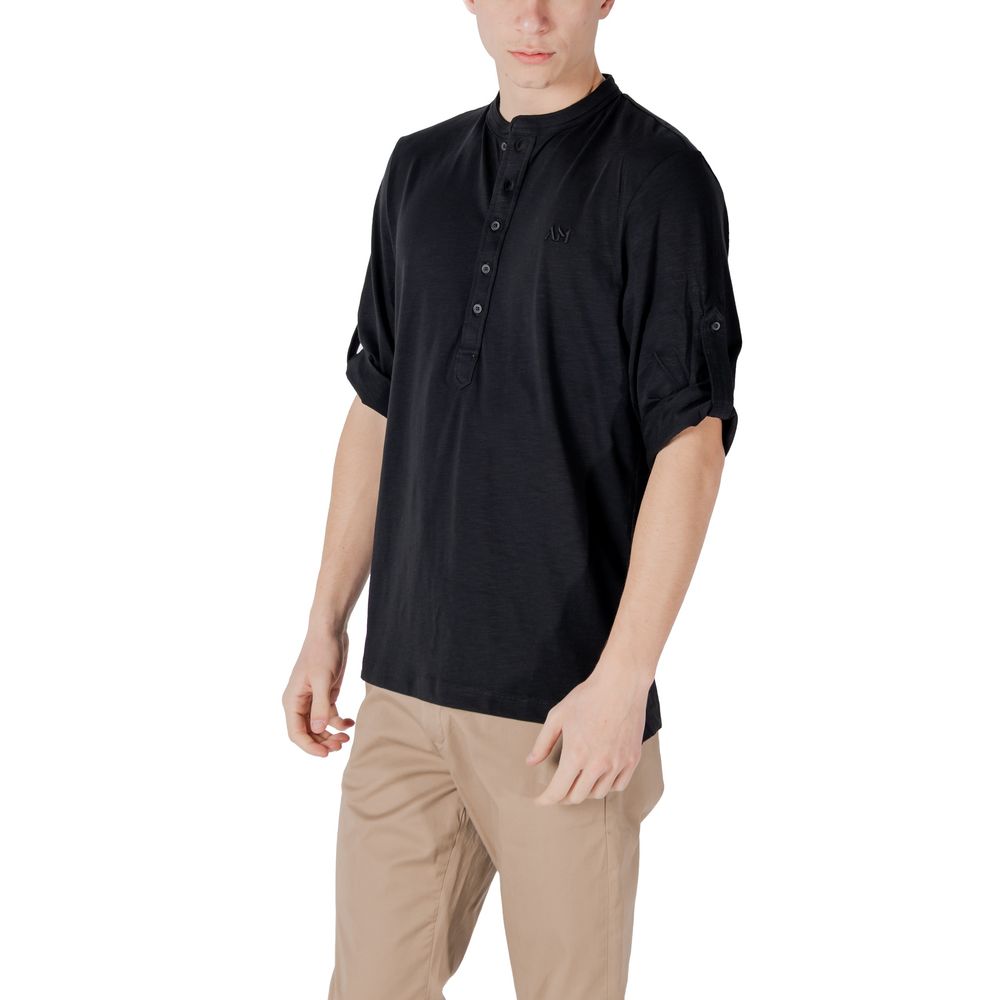 Antony Morato Black Cotton T-Shirt