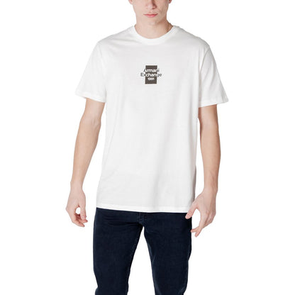Armani Exchange White Cotton T-Shirt for Men