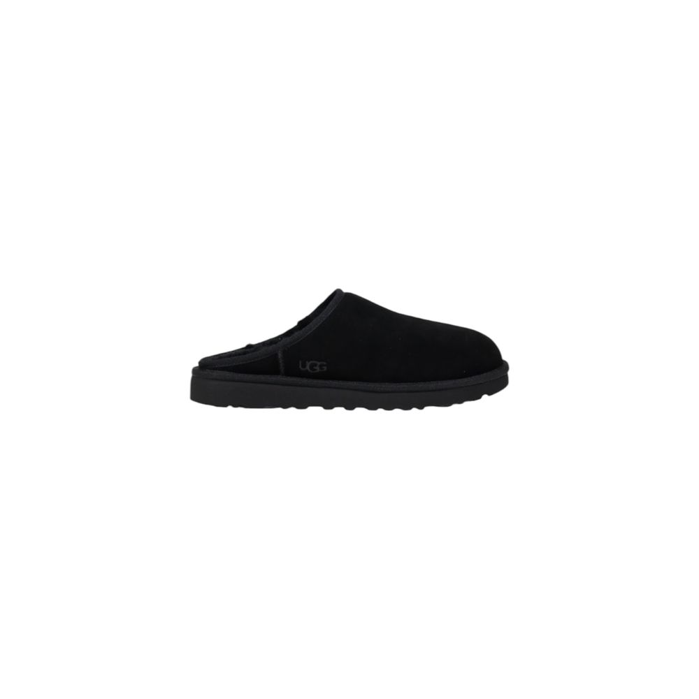 UGG M Classic Slip-On Unisex Black Suede Leather Clogs