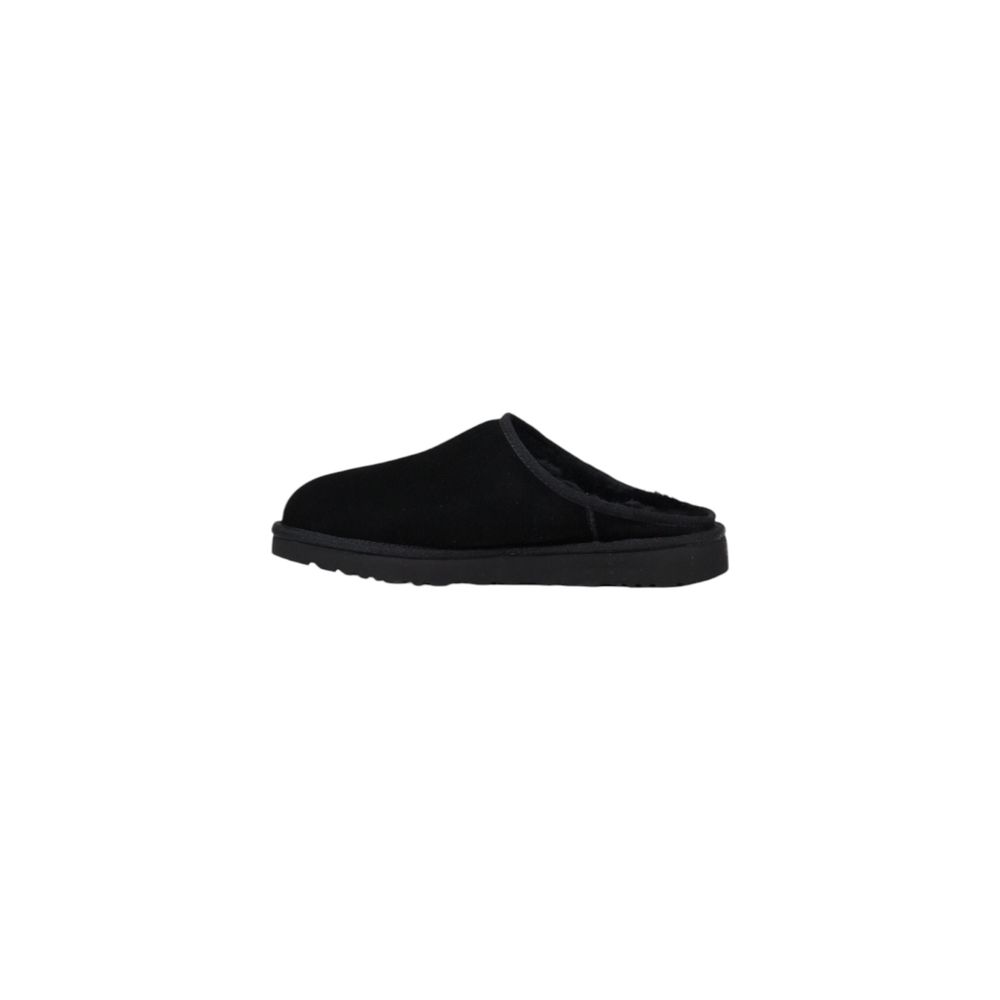 UGG M Classic Slip-On Unisex Black Suede Leather Clogs