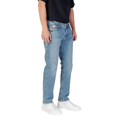 Jack Jones Blue Cotton Skinny Jean