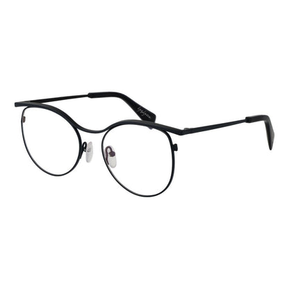 Yohji Yamamoto Women’s Optical Glasses – Black Round Frame