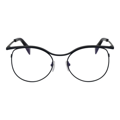 Yohji Yamamoto Women’s Optical Glasses – Black Round Frame
