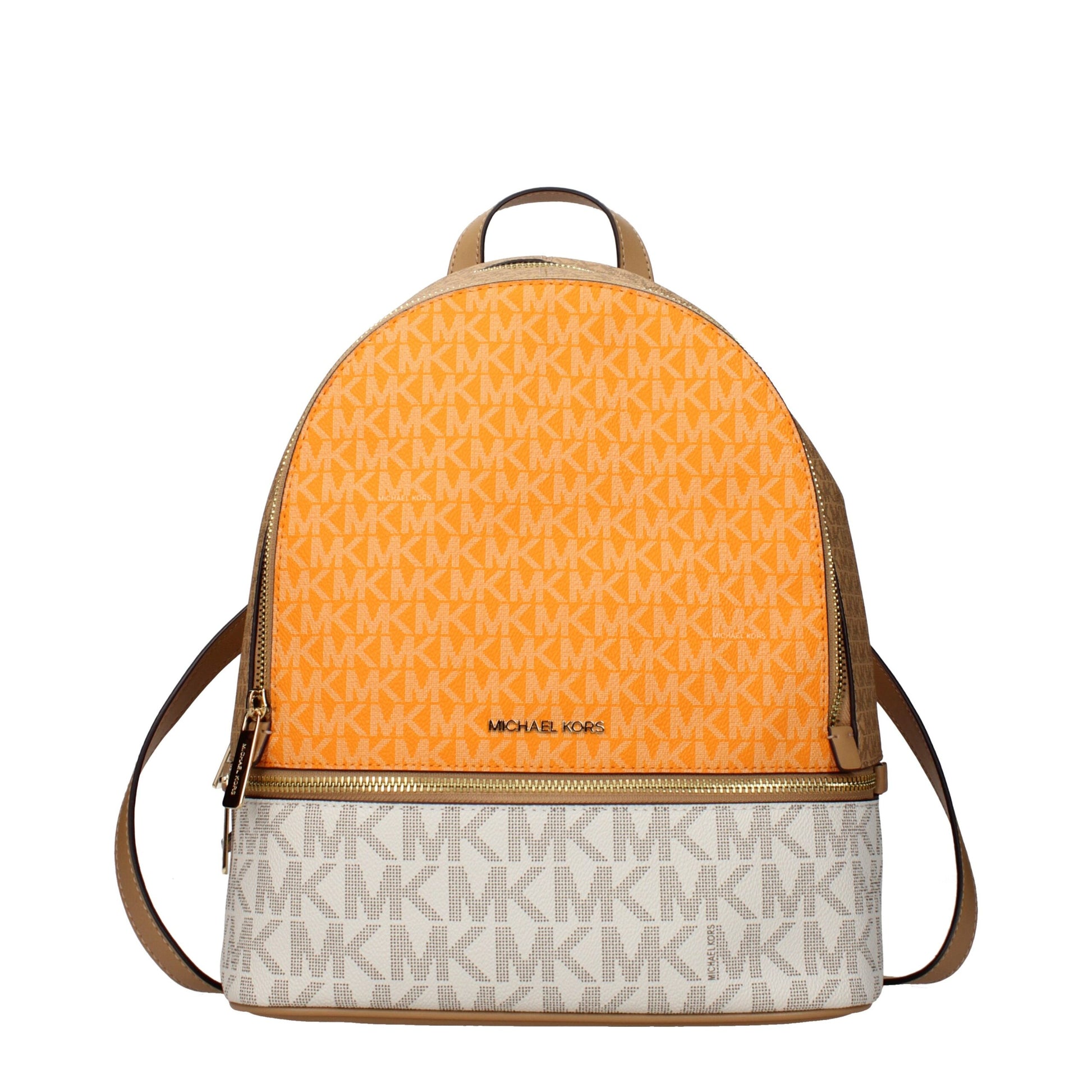 Michael Kors Beige Fabric Backpack: Effortless Elegance for Every Occasion