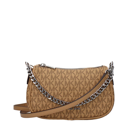 Michael Kors Brown Fabric Handbag - Effortless Elegance
