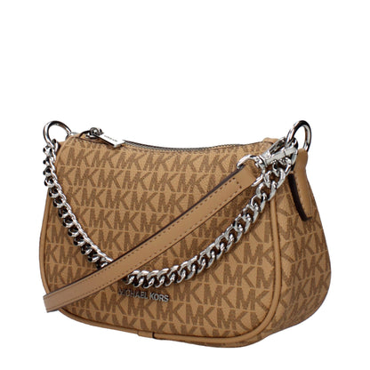 Michael Kors Brown Fabric Handbag - Effortless Elegance