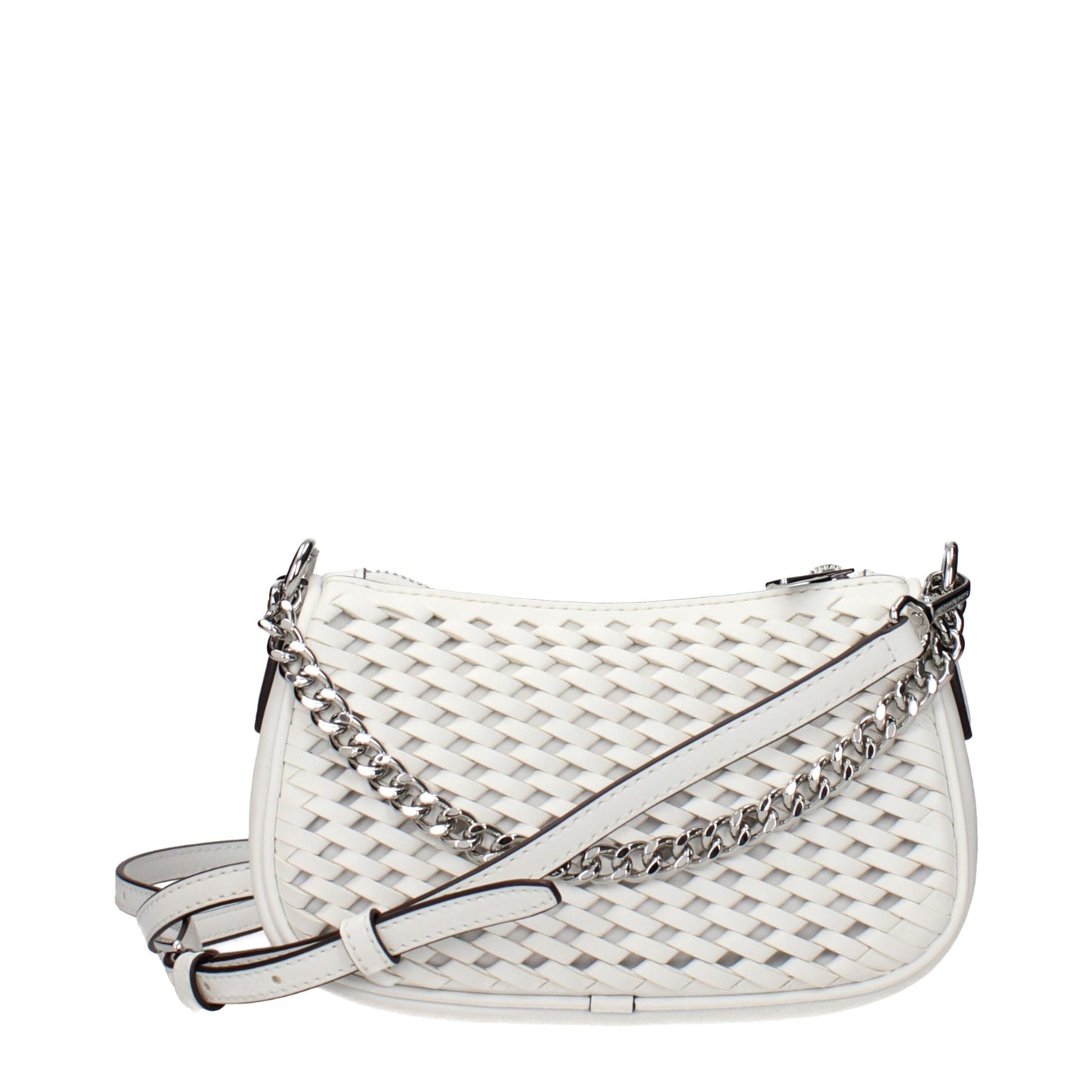 Michael Kors White Leather Handbag – Effortless Elegance