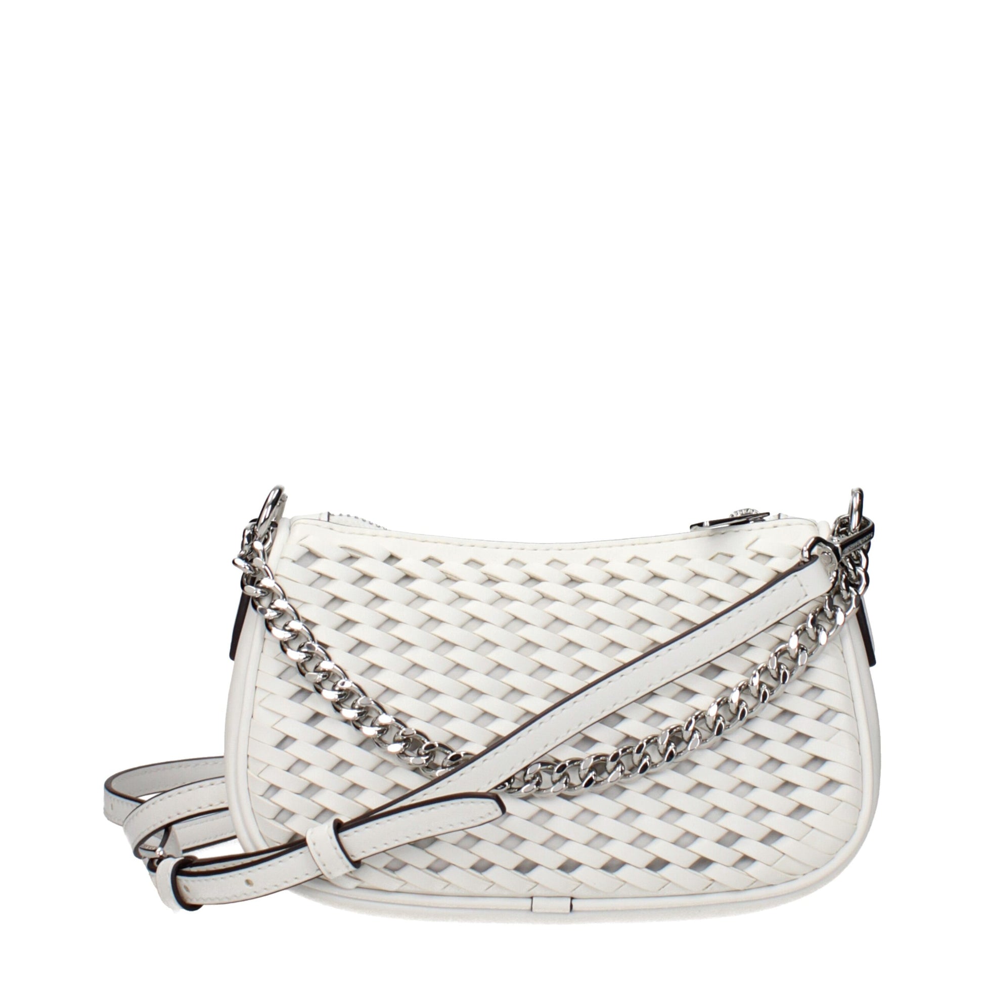 Michael Kors White Leather Handbag – Effortless Elegance