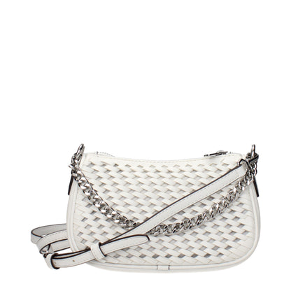 Michael Kors White Leather Handbag – Effortless Elegance