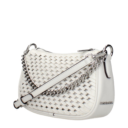 Michael Kors White Leather Handbag – Effortless Elegance