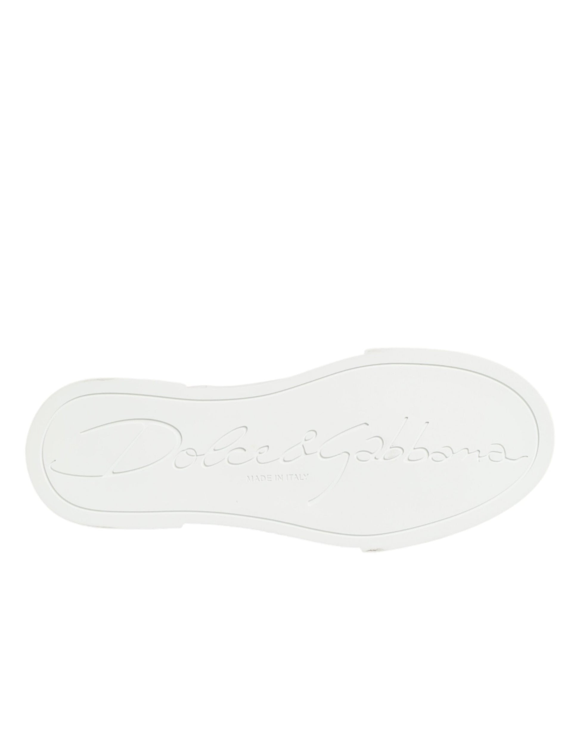 Dolce & Gabbana Multicolor Patchwork Low Top Sneakers