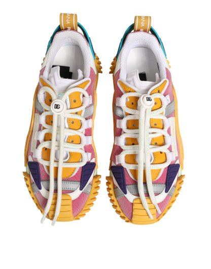 Dolce & Gabbana Multicolor Nylon NS1 Low Top Sneakers