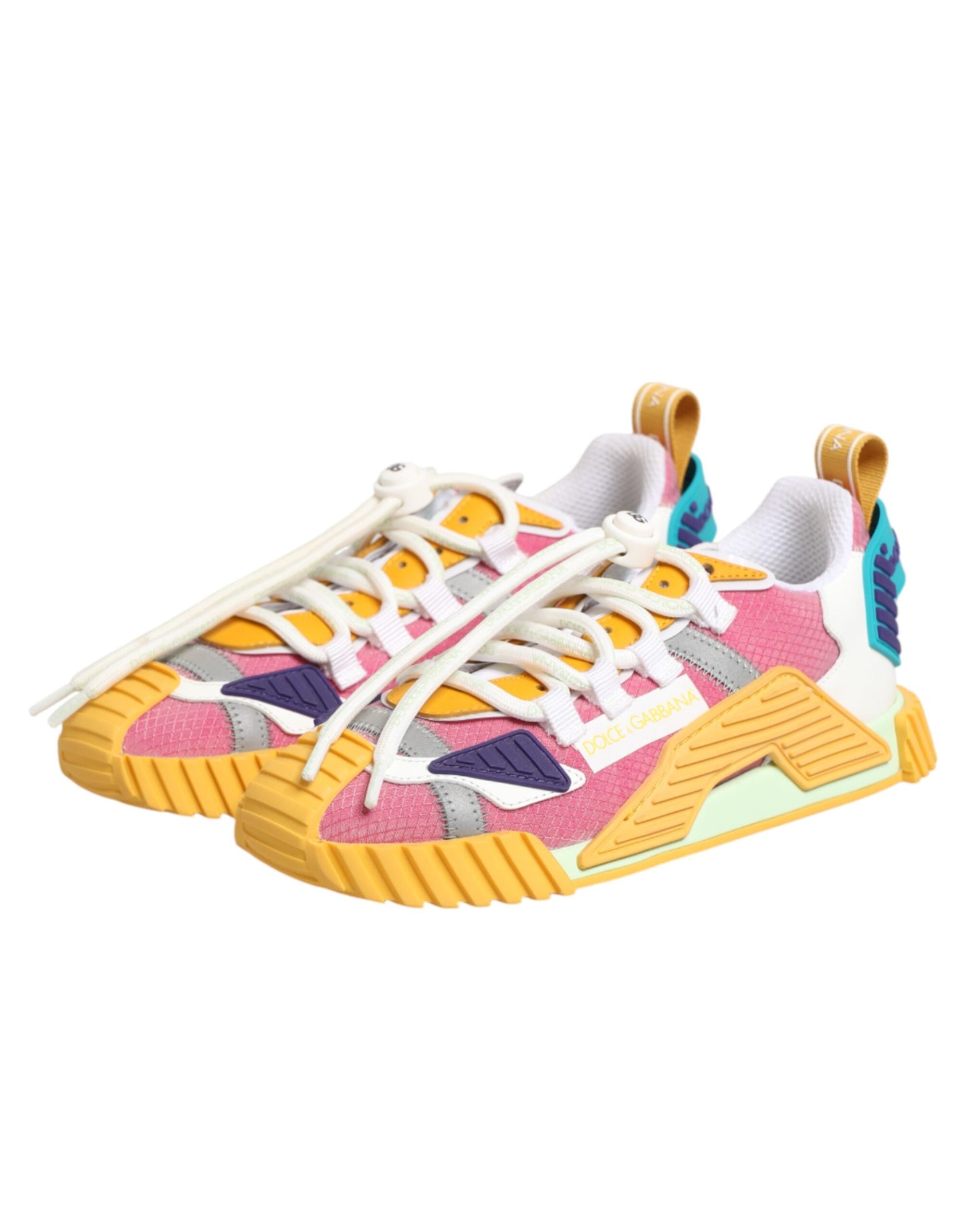 Dolce & Gabbana Multicolor Nylon NS1 Low Top Sneakers