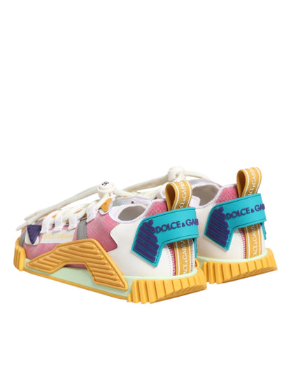 Dolce & Gabbana Multicolor Nylon NS1 Low Top Sneakers