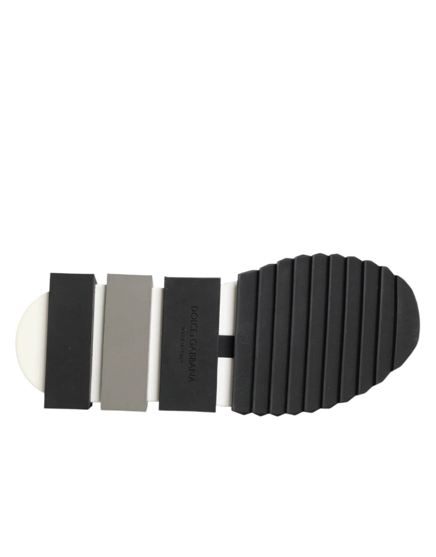 Dolce & Gabbana Black Silver Slip On Sorrento Sneakers