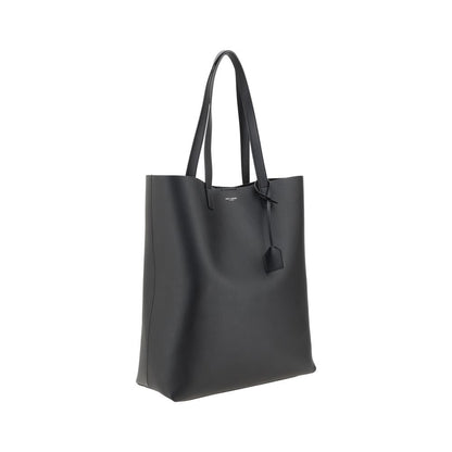 Saint Laurent Leather Tote Bag with Pouch