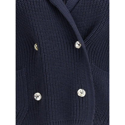 Ella Short Cardigan with Hook-and-Eye Closure