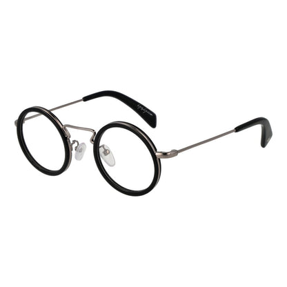 Yohji Yamamoto Men's Optical Glasses – Black Round Frames
