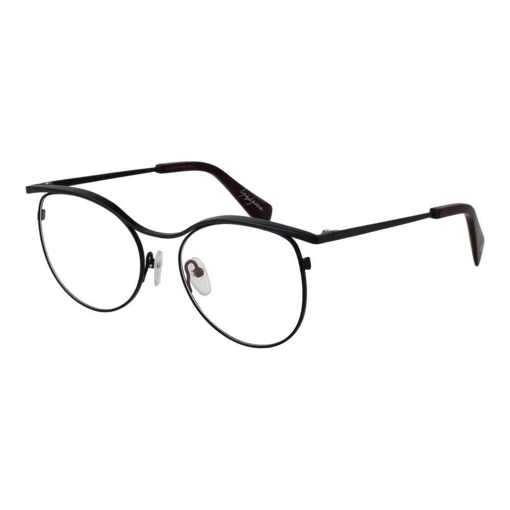 Yohji Yamamoto Women’s Optical Glasses – Black Round Frame