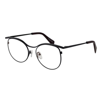 Yohji Yamamoto Women’s Optical Glasses – Black Round Frame