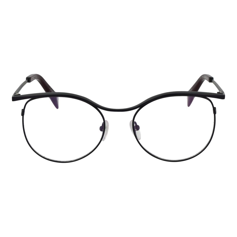 Yohji Yamamoto Women’s Optical Glasses – Black Round Frame
