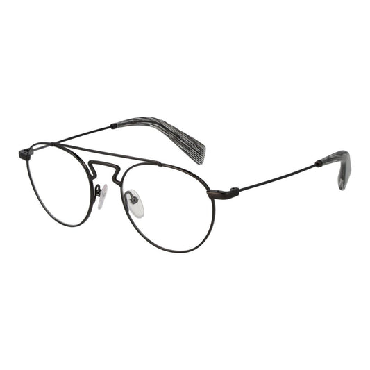 Yohji Yamamoto Men's Optical Glasses – Black Aviator Frame