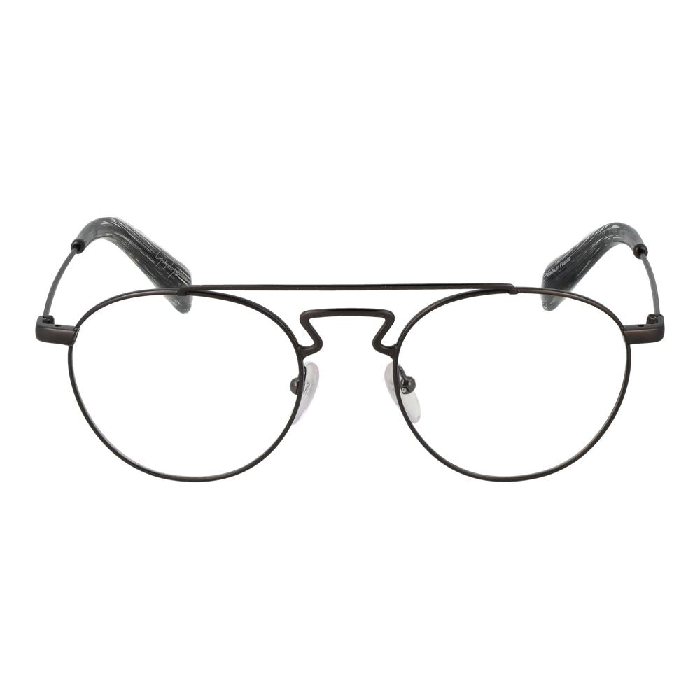 Yohji Yamamoto Men's Optical Glasses – Black Aviator Frame