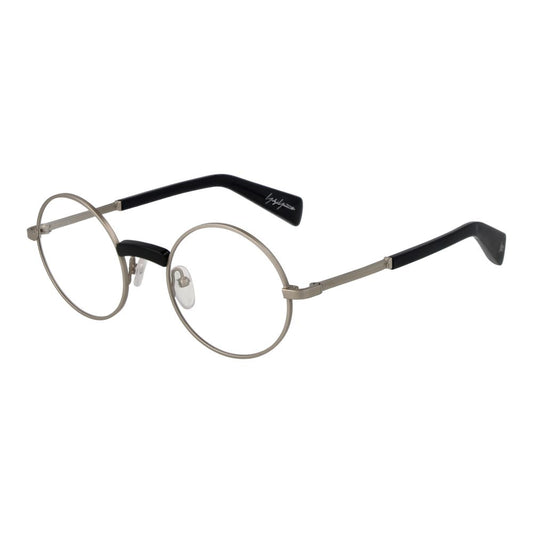 Yohji Yamamoto Unisex Optical Glasses – Silver Full-Rim Frame