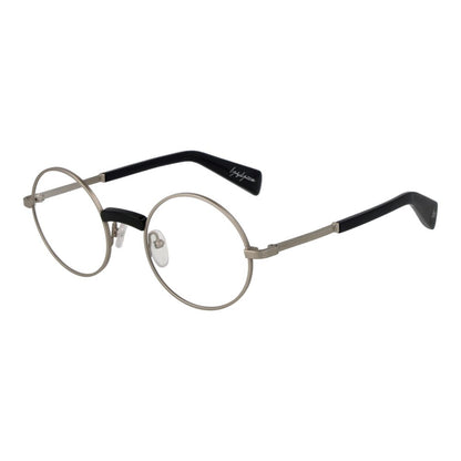 Yohji Yamamoto Unisex Optical Glasses – Silver Full-Rim Frame