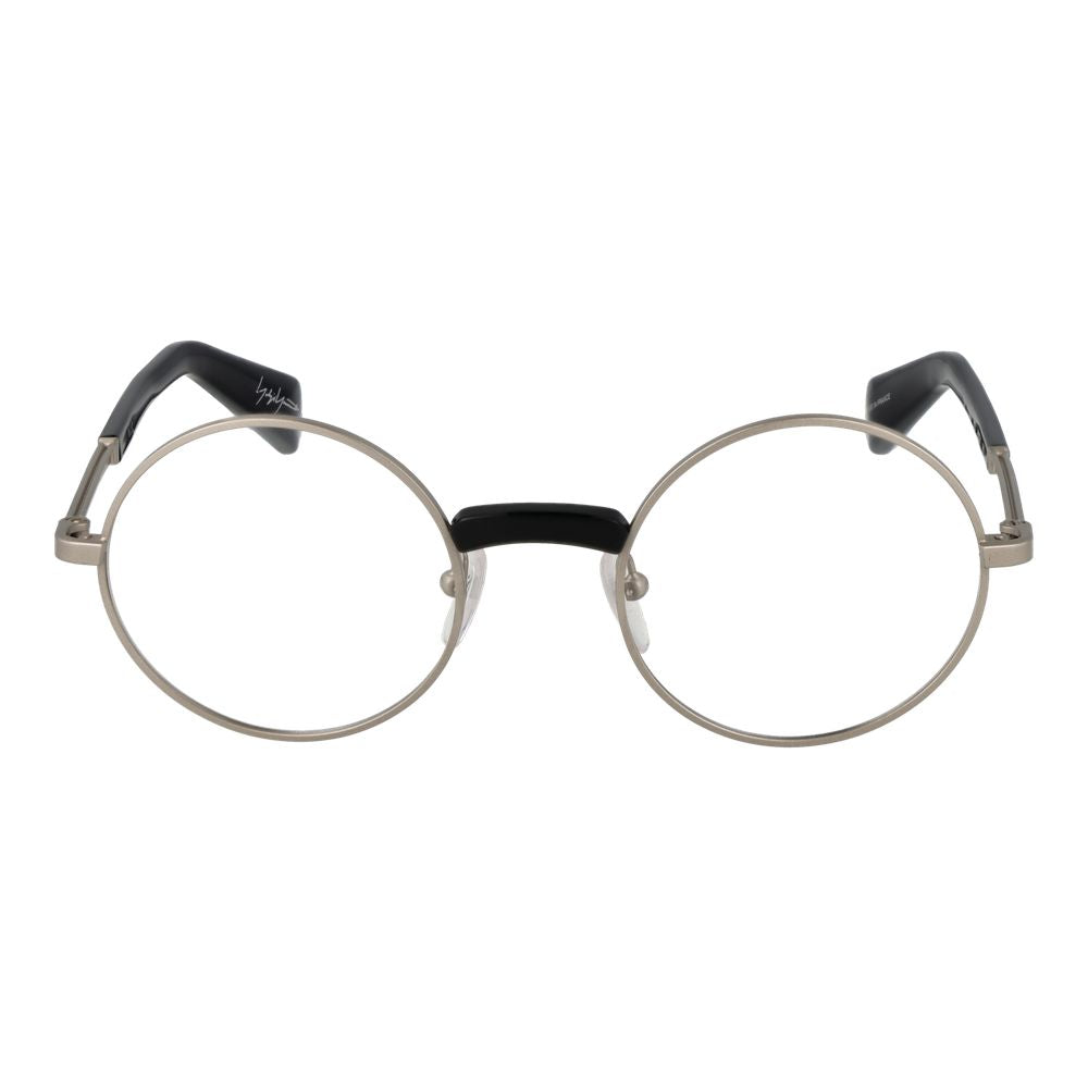 Yohji Yamamoto Unisex Optical Glasses – Silver Full-Rim Frame
