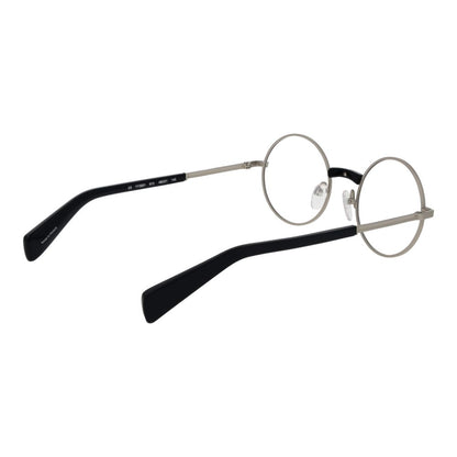 Yohji Yamamoto Unisex Optical Glasses – Silver Full-Rim Frame