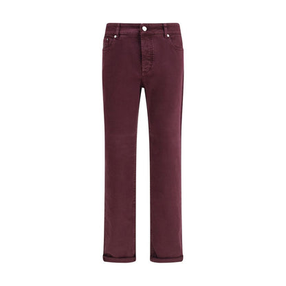 Brunello Cucinelli Cotton Slim Jeans